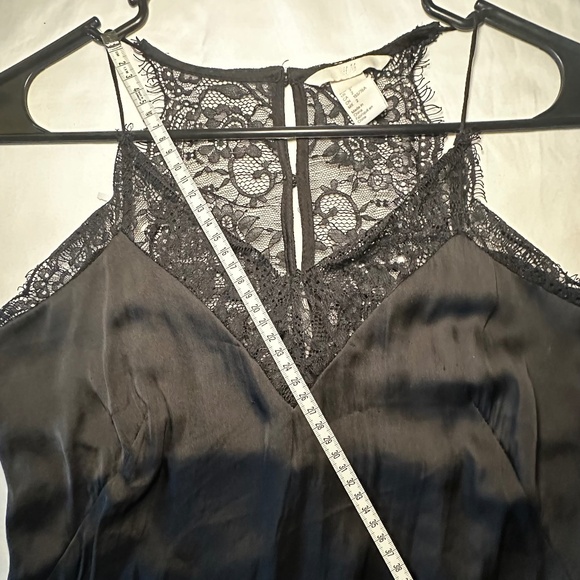 Y2K H&M Cami Babydoll Satin Lace Tank Top - Picture 5 of 6